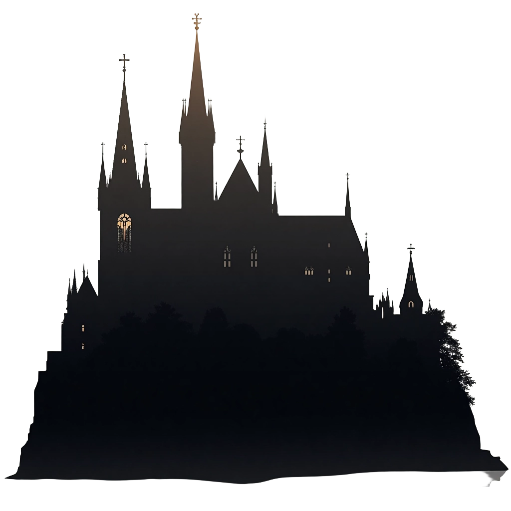 Mystical Castle Silhouette